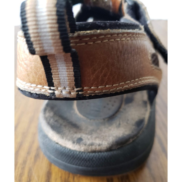 Thom Mcan Mens Sandals Size 10 Leather Strap Fisherman Slingback - Picture 6 of 16